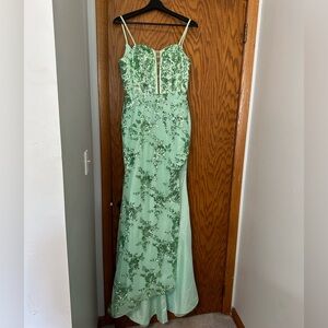 prom dress- worn 1x. unaltered